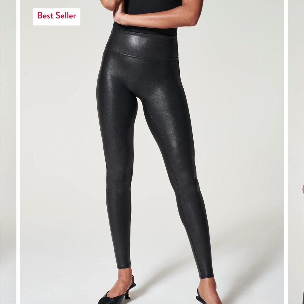 Spanx Faux Leather Leggings